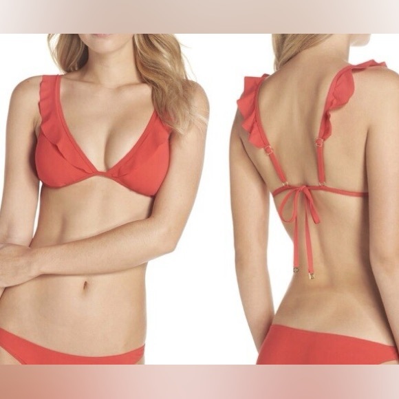 Tory Burch Red Swimsuit Set Size Small - Picture 10 of 11